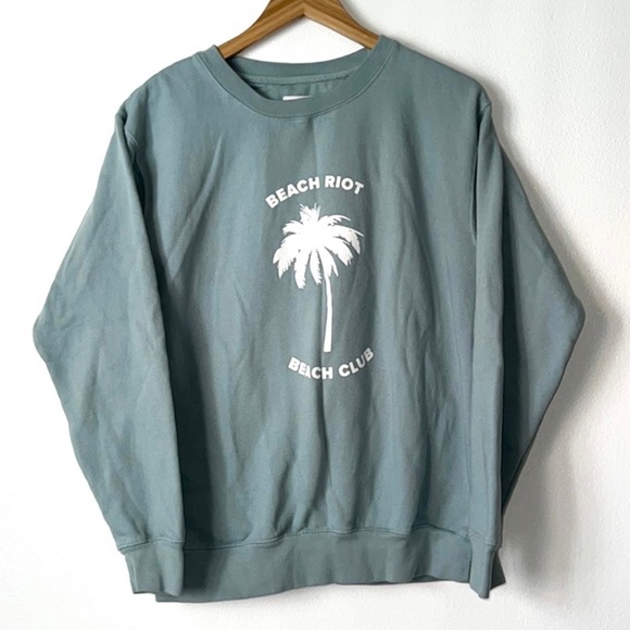 Beach Riot Beach Club Surf Pullover Sweatshirt NWOT Sz Small - Picture 4 of 7